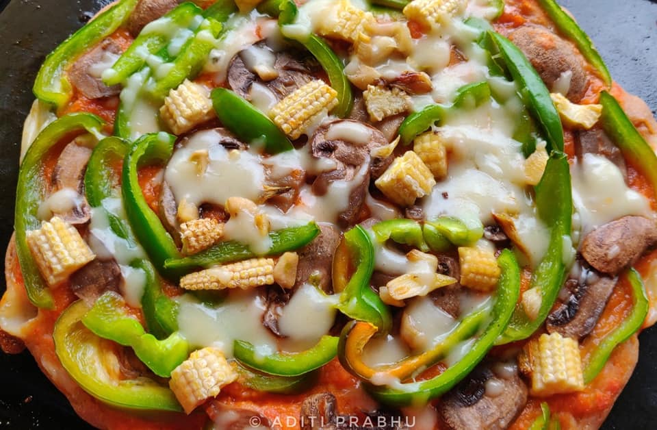 Whole wheat pizza